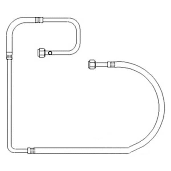 Fits Ford Fits New Holland Tractor Compressor to Condenser Line 671